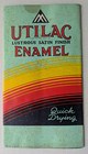 1952 Vintage Benjamin Moore Paint Sample Brochure Utilac Enamel