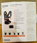 Ergobaby Omni Breeze All-in-1 Baby Carrier - Onyx Blooms  7-45 Lb  0-4 Years
