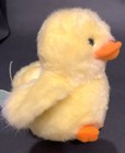 Russ Berrie Plush Yellow Duck  waddles   4148 New Year-round Easter  Spring 4in 