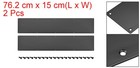 2pcs Door Kick Plate 6 X 30 Inches Aluminum Kick Plate Door Plate Black