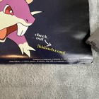 Vintage Pokemon Kids Wb Tv Promo Poster Large Pikachu Yellow 1999 Read