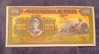 1000 Pesos Mexico El Banco Nacional De 1885-1913 Unc Remainder Large Note