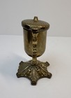 Mid-19th Century Antique 1882 Patent Cast Iron And Brass Acorn Match Safe Rare