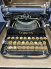 Corona Folding 1917 Antique Typewriter Model 3 Original Case Works  Read Details