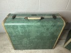 2pc Vintage 1940   s Samsonite Luggage Bermuda Green Marble Hard Case Suitcase