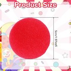 25 Pcs Red Clown Noses Cosplay Noses Foam Circus Noses For Halloween Christmas C