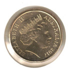 2017 Australia Uncirculated Two Dollar Qeii   Aboriginal Man With 5 Stars Coin