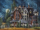 Sunsout Decorating The Haunted House 500 Pc Halloween Jigsaw Puzzle