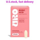 3x Boric Acid Vaginal Suppositories 12ct   ph Balance Odor Control freshness Wit