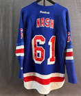 New York Rangers Rick Nash Reebok Adult Jersey  61 Blue Nhl Premier Mens