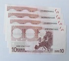 Vintage First Design Euro 2002 Four Notes Of 10 Each Fresh And Crisp