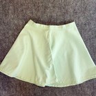 American Apparel Mint Green Denim Circle Skirt Womens Med Made In Usa Mini