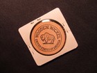 Mt  Kisco  New York Wooden Nickel Token - County Seat Supply Co  Wooden Coin Buf