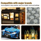 Light Up Bricks Accessories Kits  2x2 Classic Transparent Led Light Brick Pac   