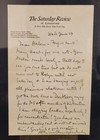 Christopher Morley - Hand-written Letter Signed   1930s Collectible Author Rare