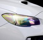 Extra-wide Headlight Taillight Vinyl Tint Wrap 16 Inch X 48 Inch Roll