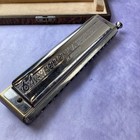 M  Hohner The 64 Chromonica 4 Chromatic Octaves Professional Model Germany Key C