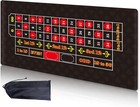 Roulette Tabletop Layout Mat waterproof   Anti-slip Rubber Casino Roulette Ma   