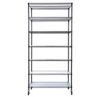 7 Tier Metal Wire Shelving Unit  Adjustable Storage Rack  2450 Lbs Load Capacity
