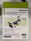 Iogear 2-port Hdmi Kvm Switch Usb Cables 1080p Gcs32hu Power