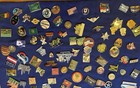 Large Vintage Lot Of 70 Pins 