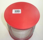 Challenge 50297 Round Cricket Cage Red 6  X 6  Wire Mesh Made In Usa 1 Pack