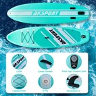 Aksport 10 6  Inflatable Sup All Around Stand Up Paddle Board Kit  Mint Green