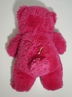 Vintage 1987 Applause Raspberry Teddy Bear Bow 13  Pink Valentine s 12216 Plush