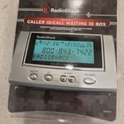 Radio Shack Backlit Caller Id Call Waiting Id Box Silver New In Box