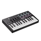 25-key Midi Keyboard Controller - Portable Bluetooth   Usb Piano  8 Drum Pads  K