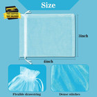50 White Organza Bags 3  x4   - Small Organza Sachet Jewelry Gift Favor Bags Dra