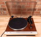 Mitsubishi Dp-6 Quartz Lock Automatic Return Turntable Shure Tr80 Vintage 