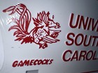 Vintage South Carolina Gamecocks Raised Letters License Plate Vanity Plate Ncaa