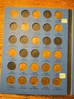 70 Coin Partial Set 1909  1940 Lincoln Wheat Penny Album Whitman Folder Lot  184