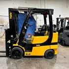 2021 Yale Glc060vx 6000lb Used Forklift Triple Mast Sideshift Fork Positioner