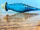 Vintage Blue Empoli Hobnail Genie Bottle Stopper Only 7 