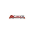 Atlas   Ho Scale   Master U28cg Silver   Santa Fe  passenger   354   Dc Version