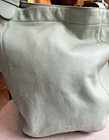 Vintage Coach Xl Soho Tote Style 4082 Htf Aqua Glovetanned Leather Made In Usa