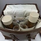 1970   s Thermos Classic Picnic Pac Deluxe Set No  4976 Clean Insides Vtg Usa