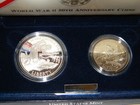 1991-1995 Wwii 50th Anniversary Two Coin  900 Silver Proof Commemorative Set