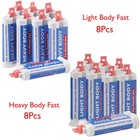 Dispensing Gun Dental Heavy light Body Fast Dental Impression Material Mix Tip