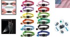 12 Pack Reflective-breakaway Cat Collars With Bells safety Buckle Kitten Collar 