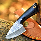 Custom Made Hand Forged Damascus Steel Blade Hunting Skinner Knife Uu 18