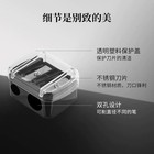 Double Hole Makeup Pencil Sharpener For Eyeliner Lip   Brow Pencils
