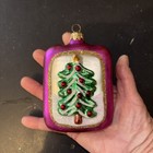 Retired Christopher Radko Glass Santa Candy Box Christmas Ornament Rare