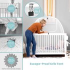 Breathable Mesh Crib Tent To Keep Baby From Climbing Out  Crib Net Canopy Wit   
