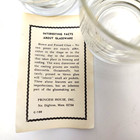 Vintage Princess House Martini Pitcher Etched Glass   6 Glasses Cocktail