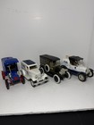 Ertl Vintage Mail Truck Banks     Lot Of 4 Usps Ford Replica Vans And Trucks Ertl 