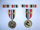 Iraq Commitment Medals  military   Civilian Version  With Service Ribbons 