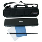 Yamaha Yfl 222 Silver Student Flute Offset G Footjoint C With Hard Case   Bag--